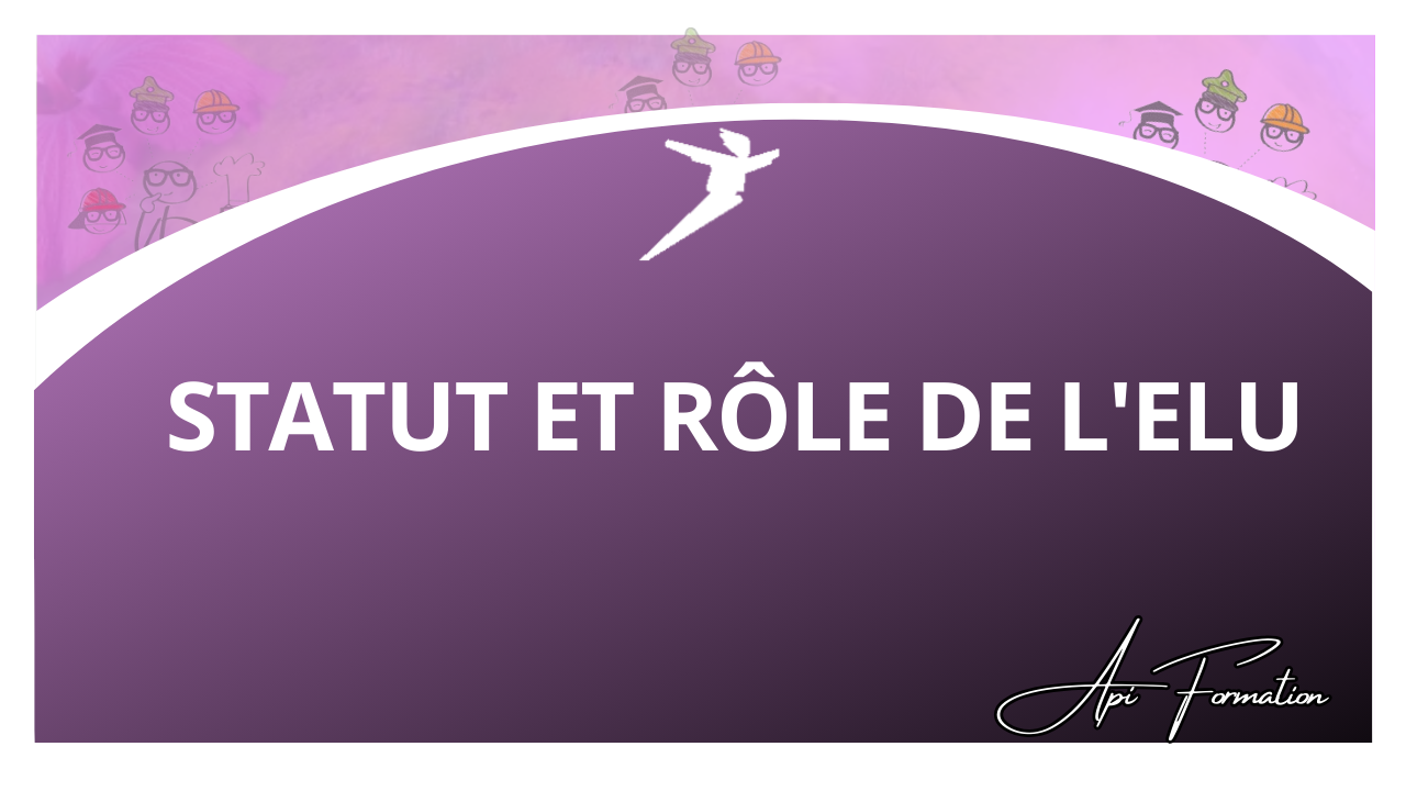 Représentation de la formation : STATUT ET ROLE DE L'ELU 