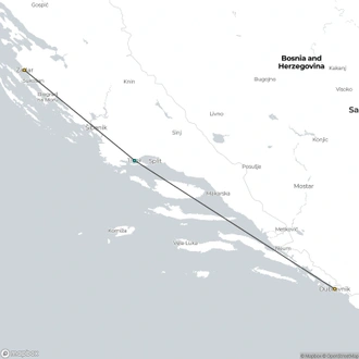 tourhub | Today Voyages | Croatia Express, Self-Drive | Tour Map