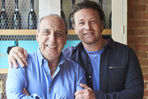 Gennaro Contaldo and Jamie Oliver