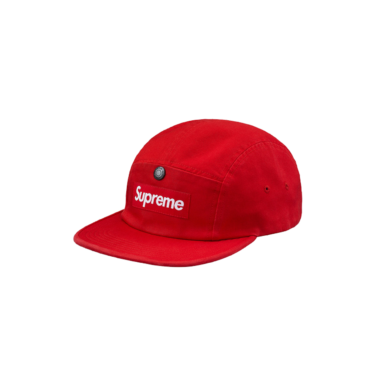 Supreme Snap Button Pocket Camp Cap Red (FW18) | TBD - KLEKT