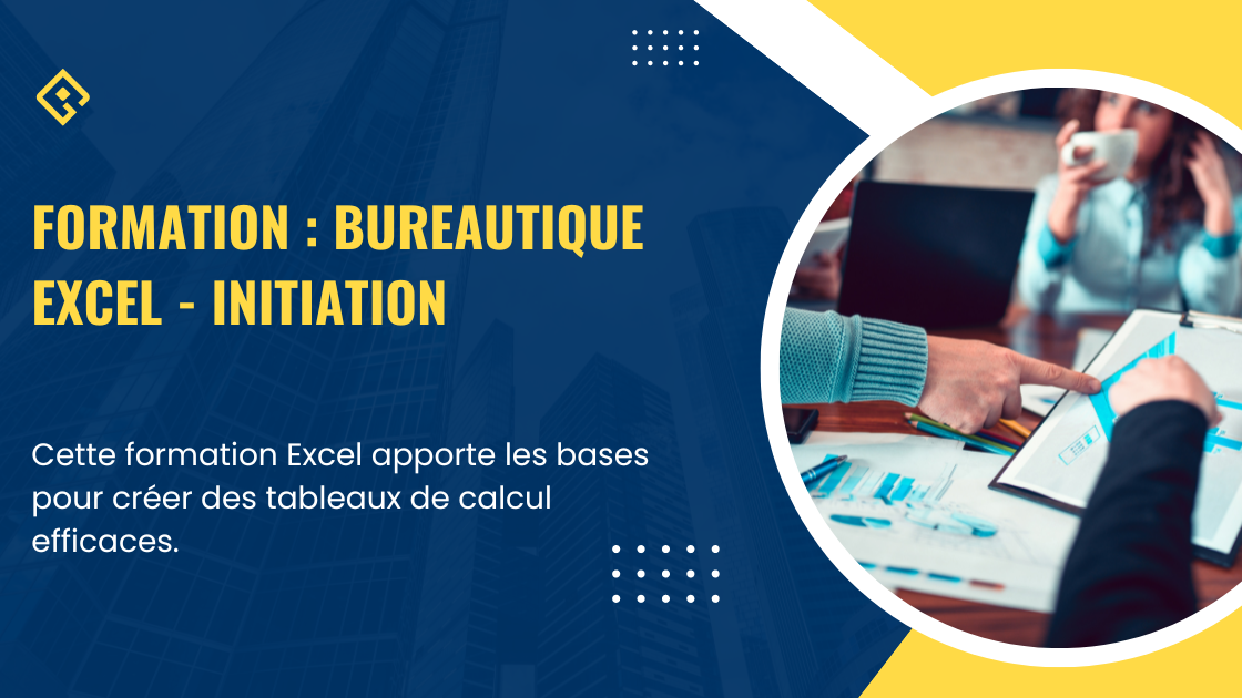 Représentation de la formation : Formation Excel Initiation (Certifiant)