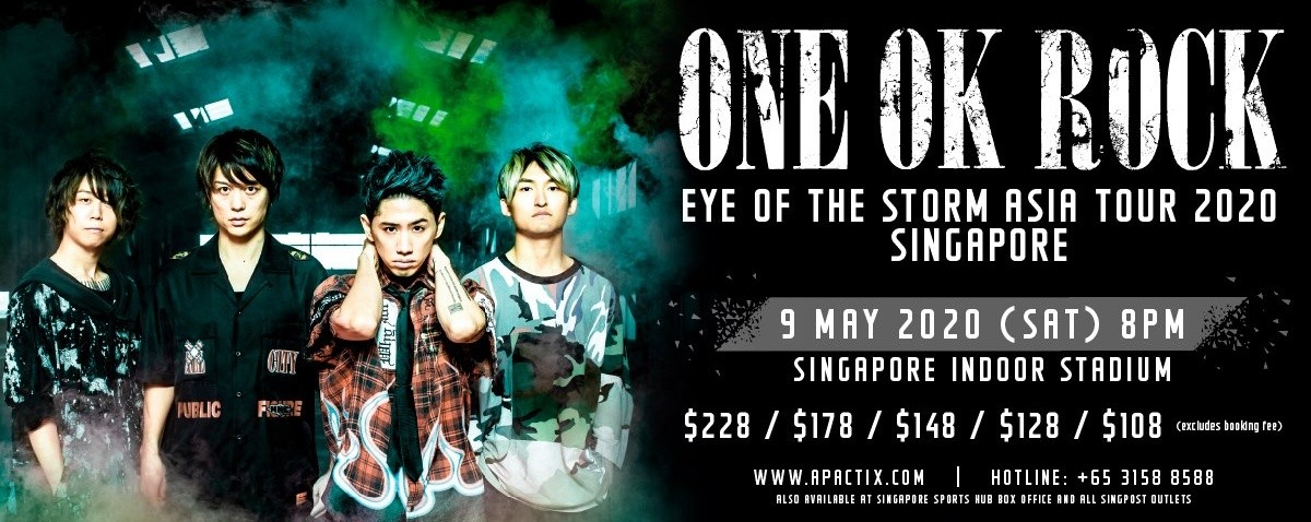 [POSTPONED] ONE OK ROCK Eye Of The Storm Asia Tour 2020
