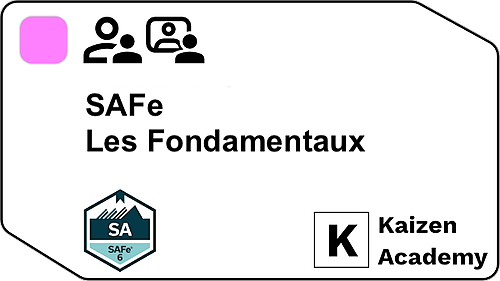 Représentation de la formation : Formation aux Fondamentaux de SAFe® 