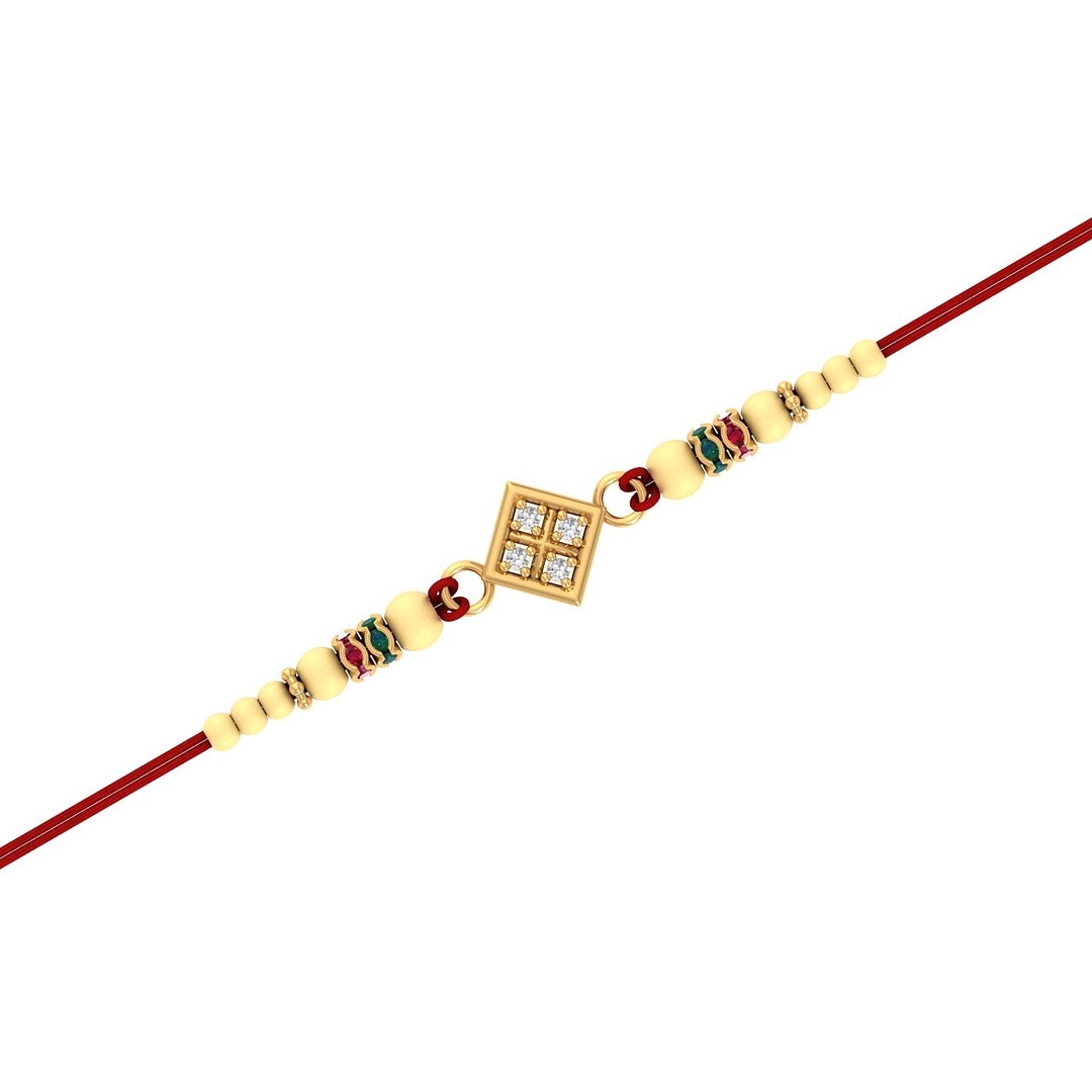 Trending Top 10 Best Gold Rakhi Choices || Square design gold rakhi ||