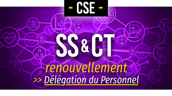 Représentation de la formation : CSE 02 - Formation renouvellement en santé et sécurité au travail de la délégation du personnel ou des membres de la CSSCT - 3 jours