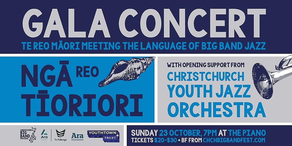 Big Band Festival Gala Concert , Christchurch, Sun 23rd Oct 2022, 7:00 pm -  9:20 pm NZDT | Humanitix