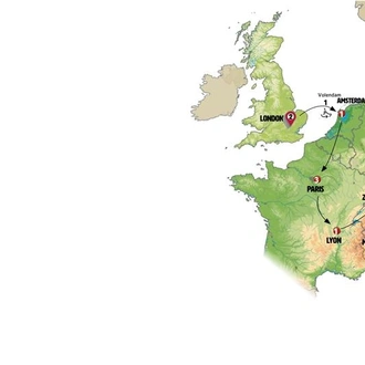 tourhub | Europamundo | Trekking Through the Continent with Rome | Tour Map