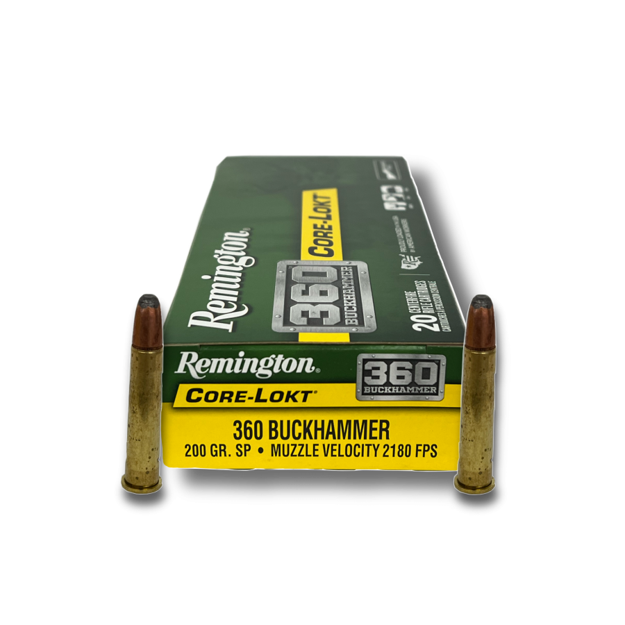 360 BuckHammer-Remington CoreLokt 200 Gr SP 20 RDS - Rifle Ammunition ...