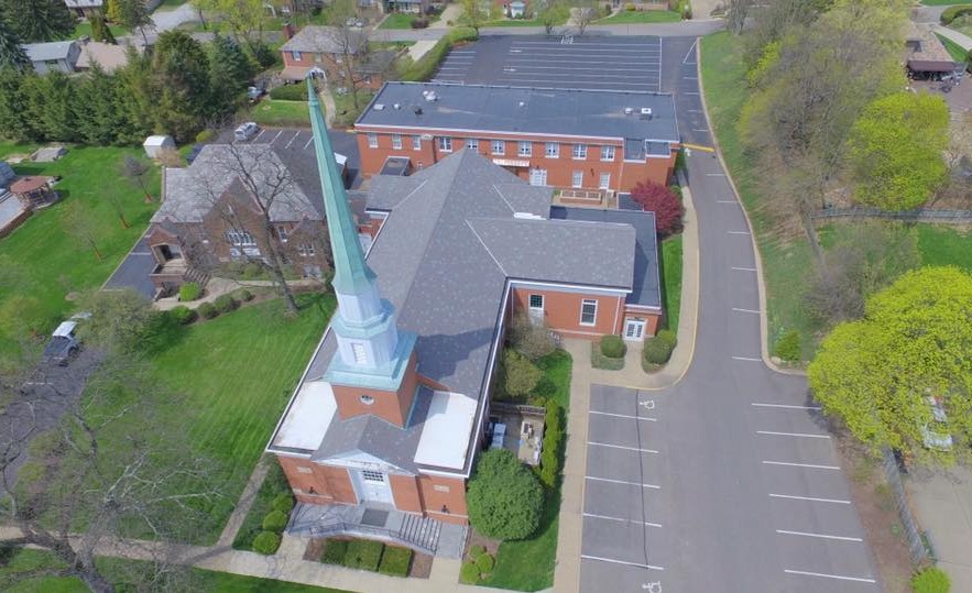 Unity Presbyterian Church Aerial View