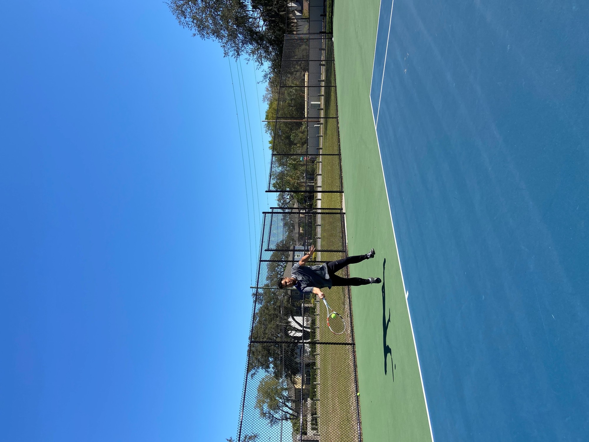 Jaime M. teaches tennis lessons in Wilmington , NC