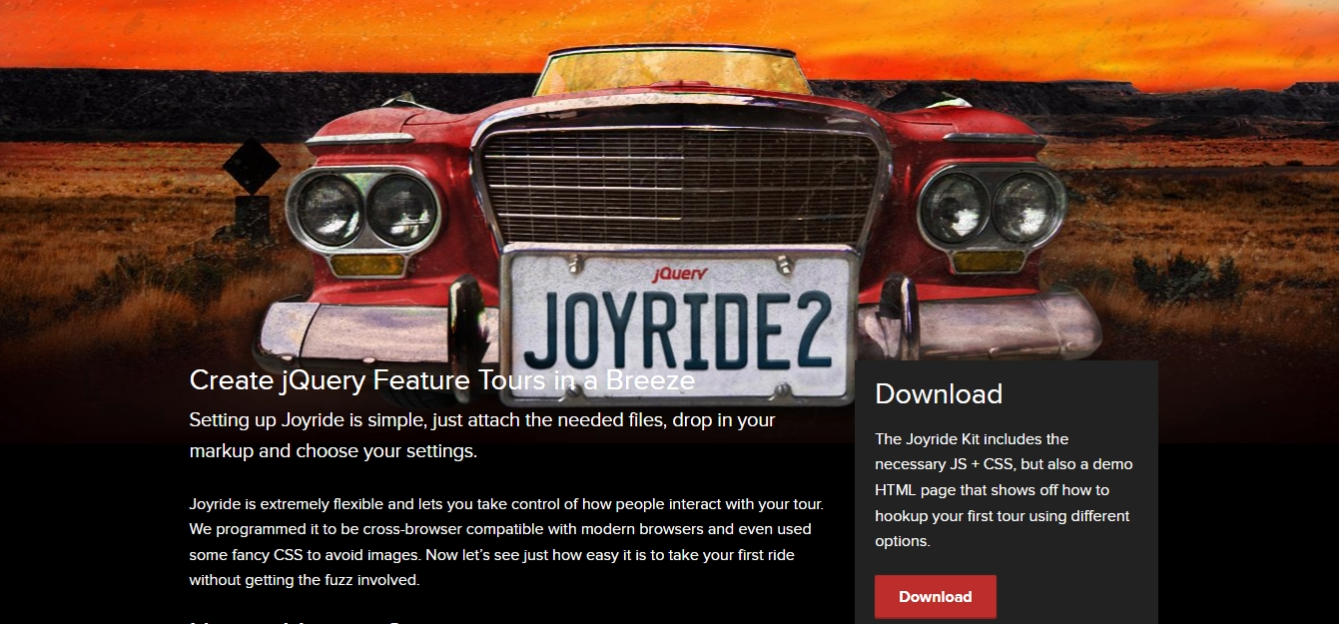 Joyride Open Source User Onboarding Software