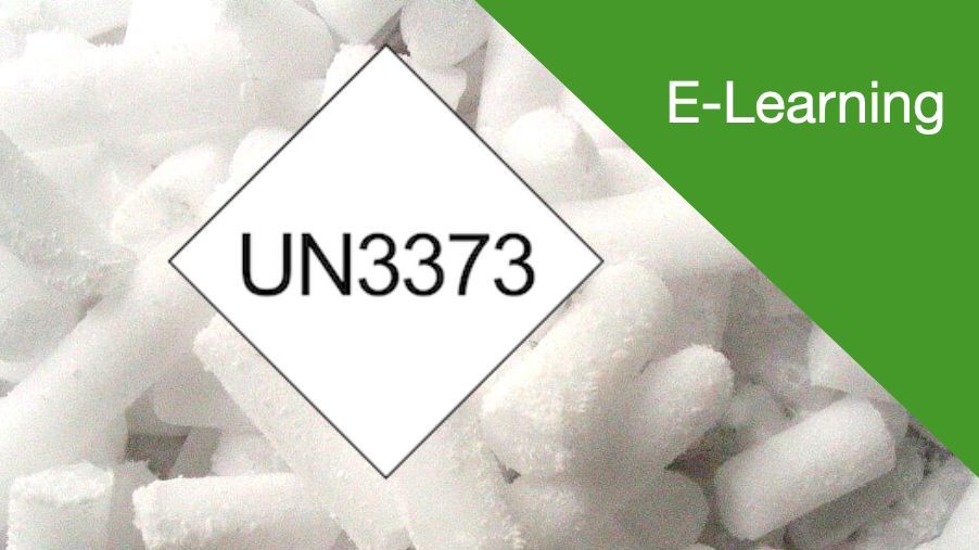 Représentation de la formation : E-learning  Catégorie B (UN3373) &  Carboglace (UN1845) - Base / Refresh - fonction 7.1