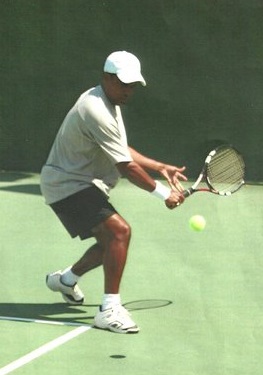 Pierre C. teaches tennis lessons in Garland, TX