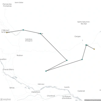 tourhub | Walkers' Britain | Rambling in the Luberon | Tour Map