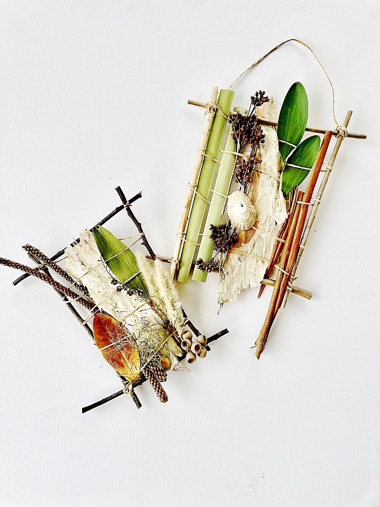 Wall Hanging Art using Natural Materials with Janine Varley