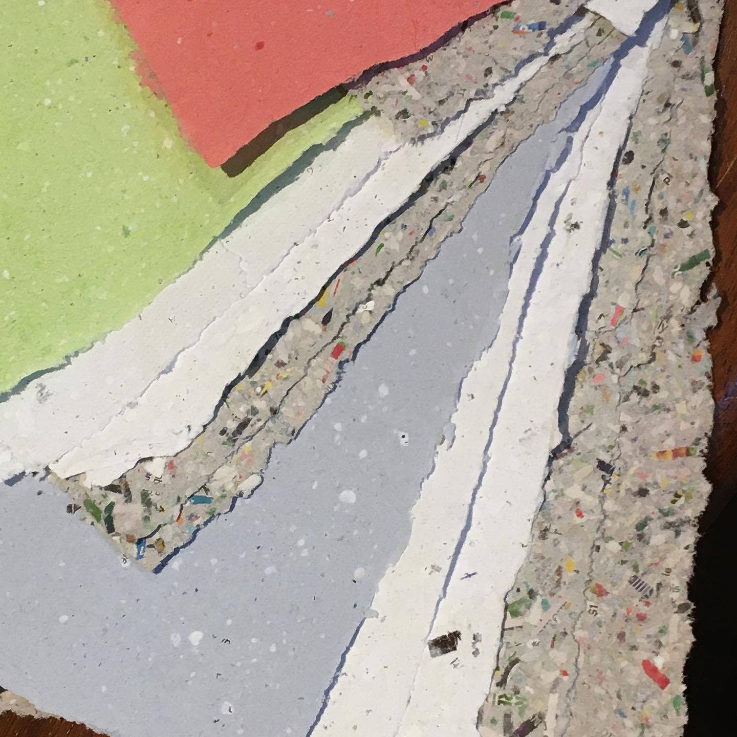 Handmade recycled paper