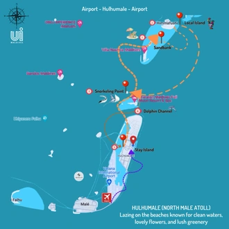 tourhub | UI Maldives | Maldives - Value Isles Vacation | Tour Map