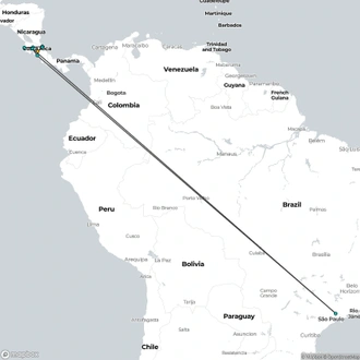 tourhub | Destination Services Costa Rica | Complete Costa Rica 15 Days | Tour Map