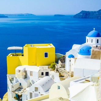 tourhub | Daily Tours from Athens | From Athens: 3-Day Trip to Mykonos & Santorini with Lodging 