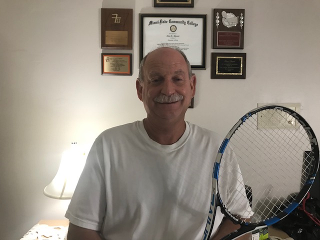 Alan C. teaches tennis lessons in Miami, FL
