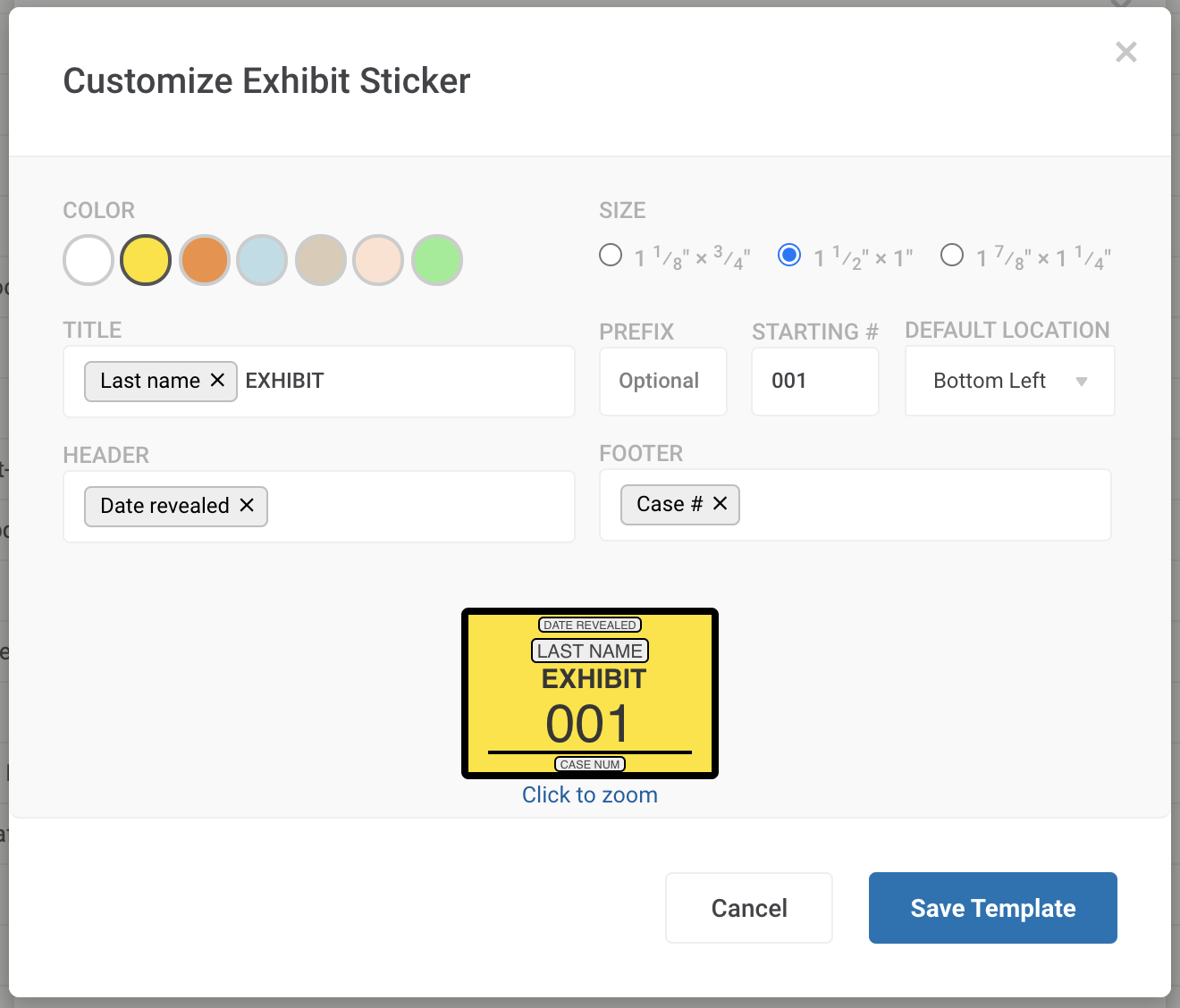 Custom Exhibit Stamps