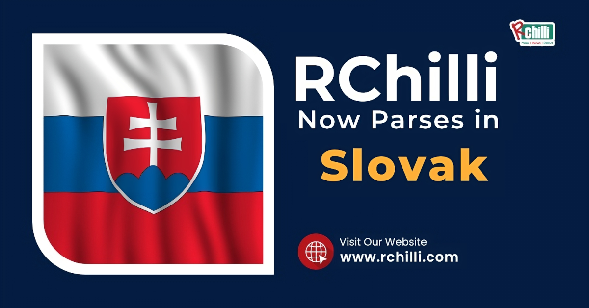 RChilli Announces Breakthrough in Slovak Language Parsing Technology