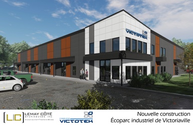Construction de nouveaux locaux industriels en plein coeur de l'Écoparc industriel Daniel-Gaudreau