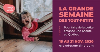 Grande semaine des tout-petits: Victoriaville est fière de soutenir les enfants et les familles