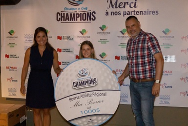 7 athlètes et 2 organisations honorés lors de la Classique de golf des Champions