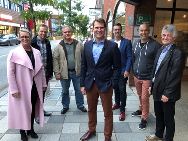 Antoine Tardif et 7 conseillères et conseillers élus par acclamation