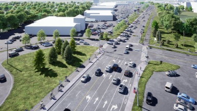 La Ville de Victoriaville prolonge la nouvelle piste multifonctionnelle du boulevard Jutras Est
