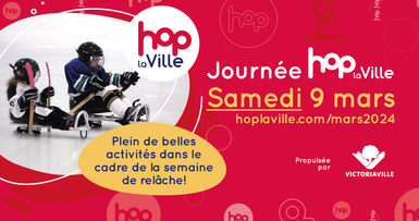 Prochaine journée Hop la Ville : samedi 9 mars