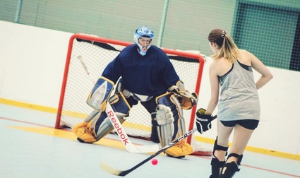 Dek hockey intérieur au Pavillon Agri-Sports de Victoriaville