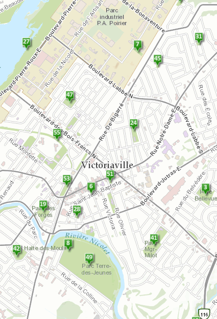 Trouvez un parc précis grâce à notre <a href="http://vic.to/cartes/parcs">carte interactive</a>