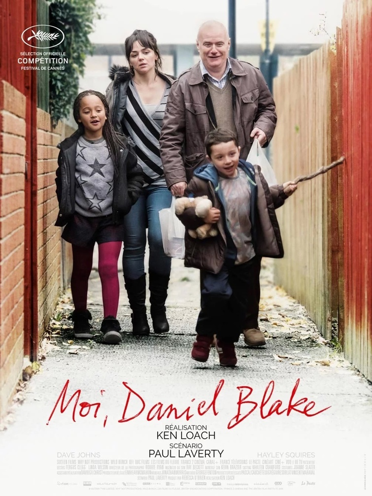 Poster officiel du film Moi, Daniel Blake