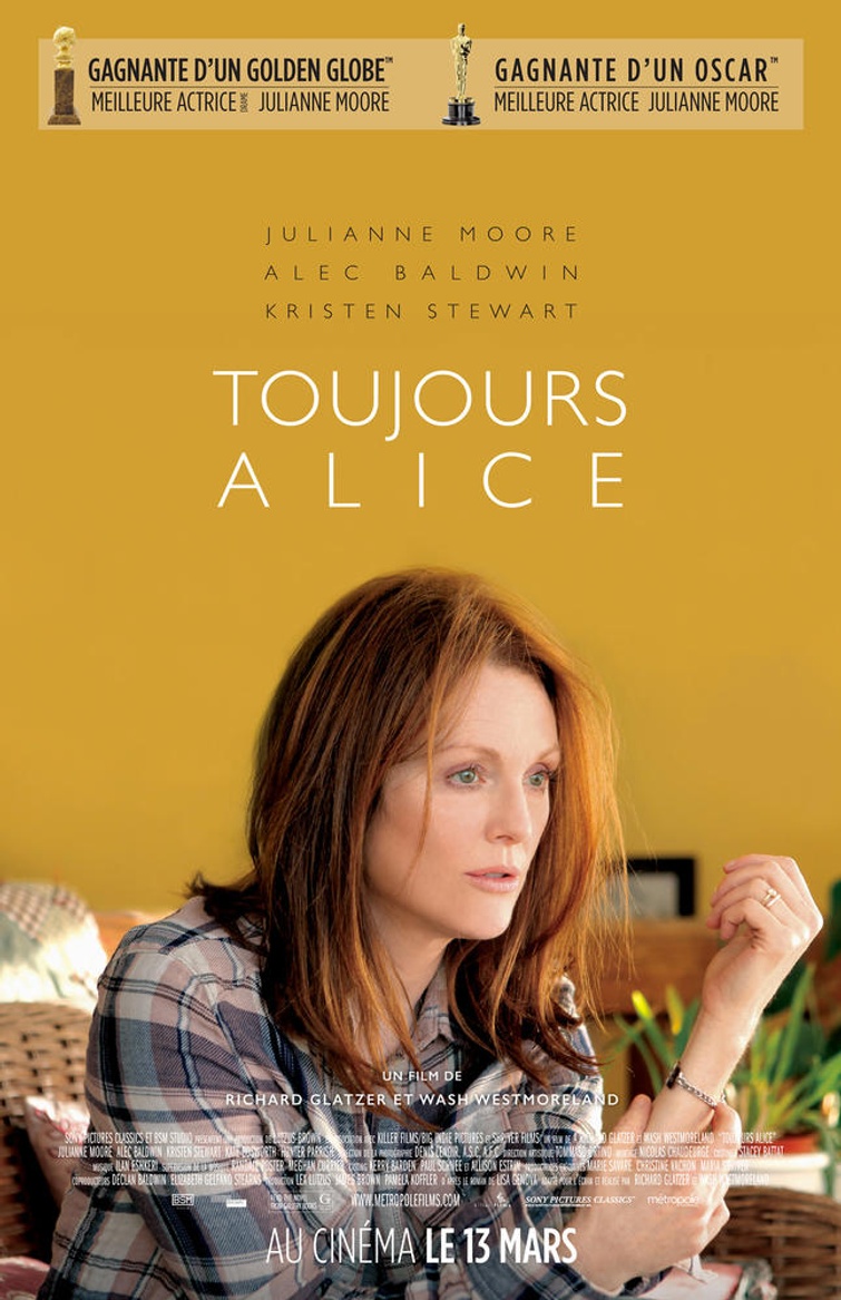 Poster officiel du film Toujours Alice