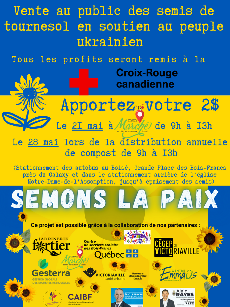 Tournesol pour l'Ukraine