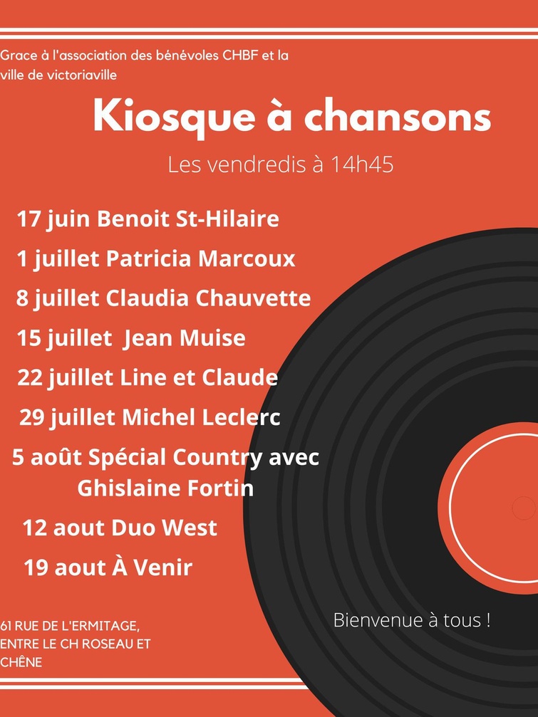 Programmation - Kiosque à chansons