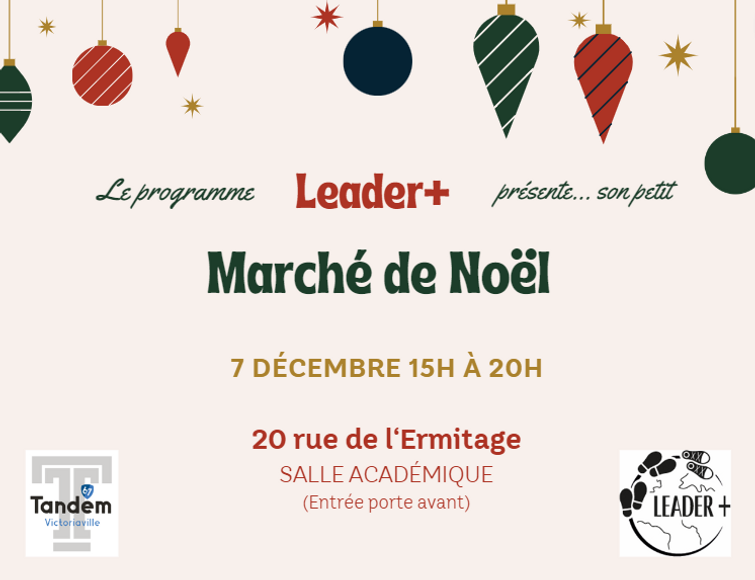 Marché de Noël des élèves du programme Leader+ 