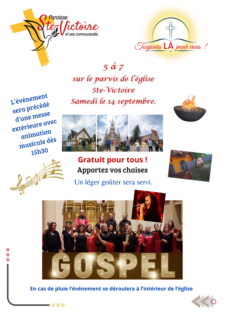 Invitation Gospel sur le parvis