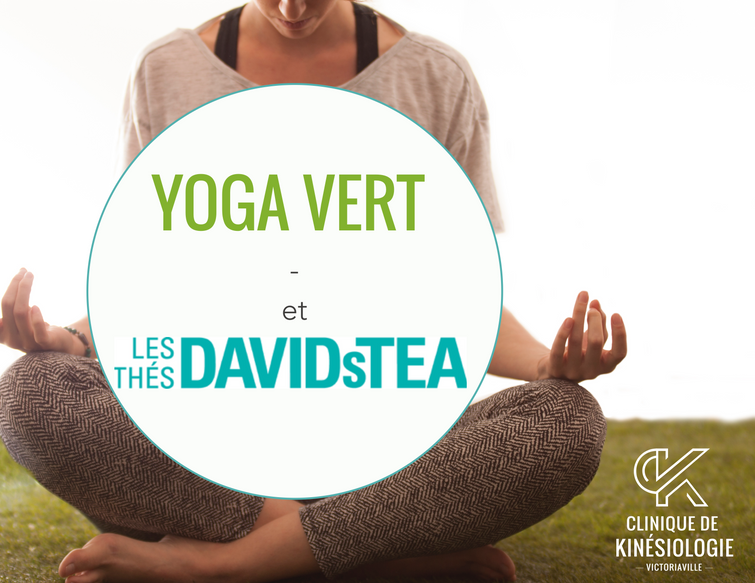 Yoga vert et David's tea, activité Hop la Ville