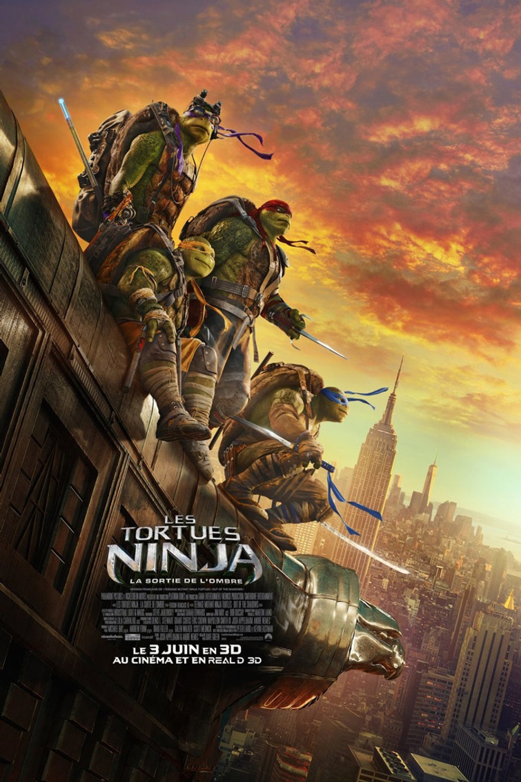 Affiche du film: Les Tortues Ninja: La sortie de l'ombre
