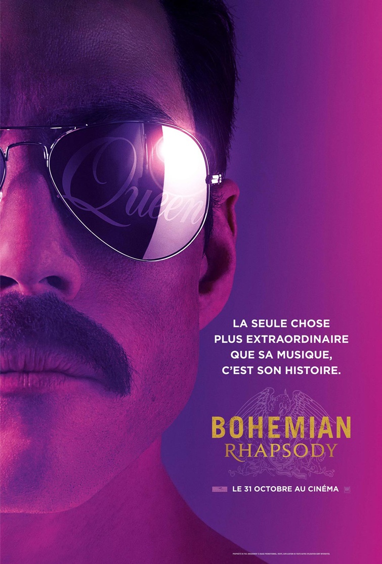 134 minutes - Bohemian Rhapsody