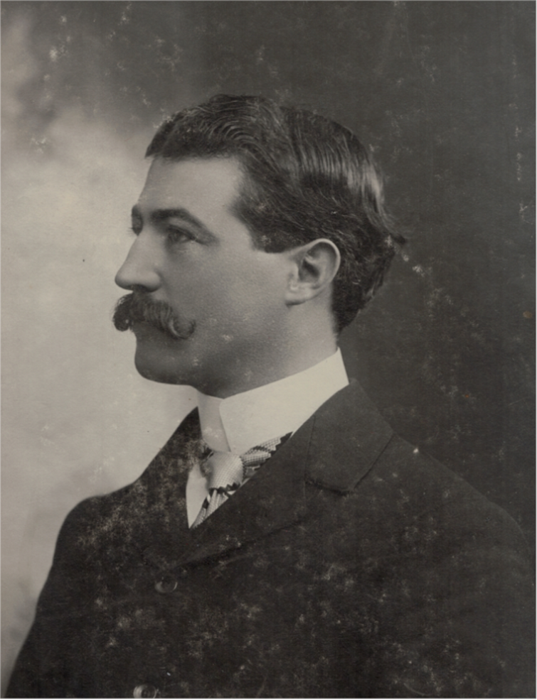 Alphonse Bordeleau à 30 ans, vers 1904