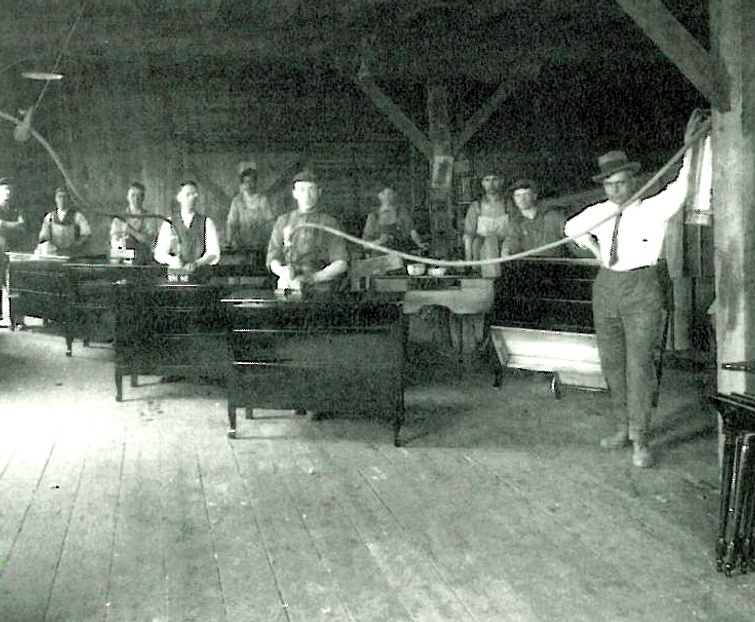 Ouvriers au travail, vers 1910