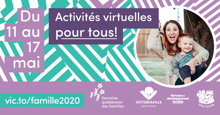 La Semaine québécoise des familles 2020, un rendez-vous sur le Web!
