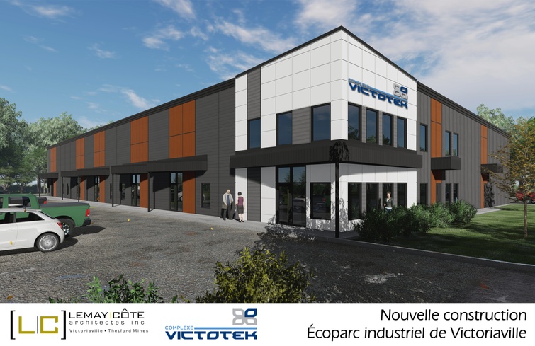 Construction de nouveaux locaux industriels en plein coeur de l'Écoparc industriel Daniel-Gaudreau
