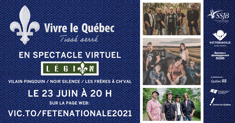 Fête nationale 2021: Les Frères à Ch’val, Vilain Pingouin et Noir Silence 