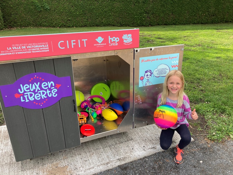 Un nouveau coffre Jeux en liberté au parc Lambert