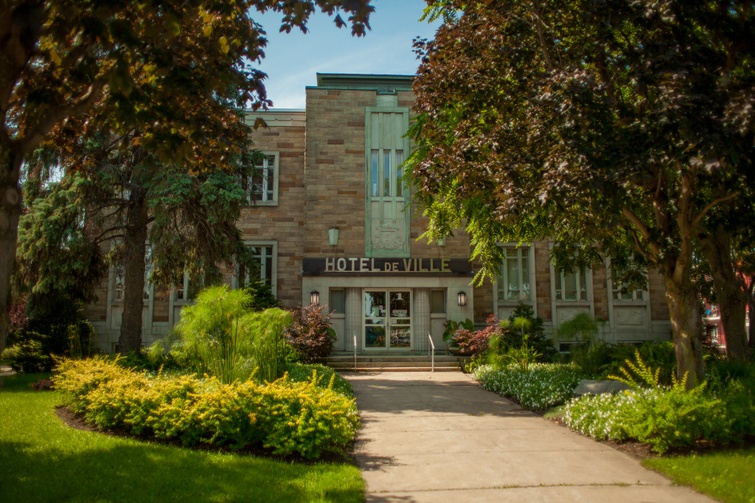 Travaux à l’hôtel de ville de Victoriaville